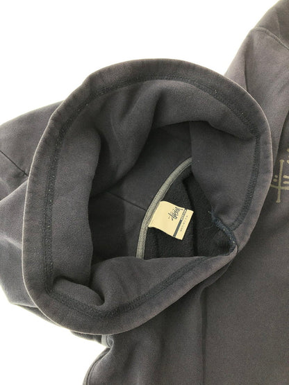 【現状渡し品】【メンズ】 OLD STUSSY オールド ステューシー 00's LOGO HOODIE USA製 銀タグ 2000年代 ロゴ フーディー パーカー トップス 142-260909-rt-07-tagh サイズ：M カラー：ネイビー 万代Net店