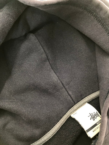 【現状渡し品】【メンズ】 OLD STUSSY オールド ステューシー 00's LOGO HOODIE USA製 銀タグ 2000年代 ロゴ フーディー パーカー トップス 142-260909-rt-07-tagh サイズ：M カラー：ネイビー 万代Net店