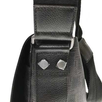 【中古品】【レディース】 DUNHILL ダンヒル D-EIGHT MESSENGER BAG BROWN BLACK メッセンジャー バッグ カバン 188-260923-rt-17-tagh カラー：ダークブラウン 万代Net店