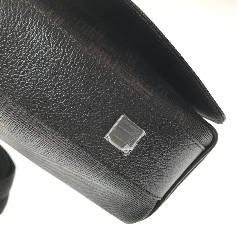 【中古品】【レディース】 DUNHILL ダンヒル D-EIGHT MESSENGER BAG BROWN BLACK メッセンジャー バッグ カバン 188-260923-rt-17-tagh カラー：ダークブラウン 万代Net店