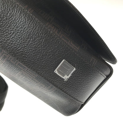 【中古品】【レディース】 DUNHILL ダンヒル D-EIGHT MESSENGER BAG BROWN BLACK メッセンジャー バッグ カバン 188-260923-rt-17-tagh カラー：ダークブラウン 万代Net店