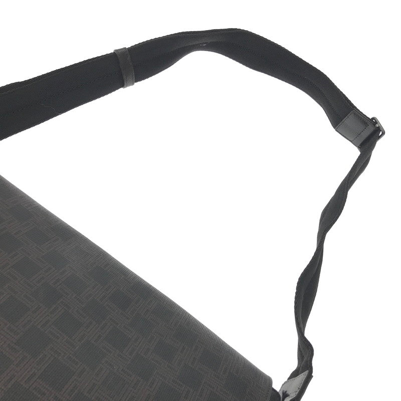 【中古品】【レディース】 DUNHILL ダンヒル D-EIGHT MESSENGER BAG BROWN BLACK メッセンジャー バッグ カバン 188-260923-rt-17-tagh カラー：ダークブラウン 万代Net店