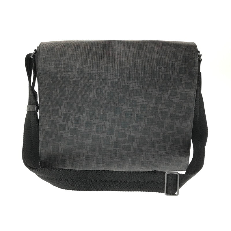 【中古品】【レディース】 DUNHILL ダンヒル D-EIGHT MESSENGER BAG BROWN BLACK メッセンジャー バッグ カバン 188-260923-rt-17-tagh カラー：ダークブラウン 万代Net店