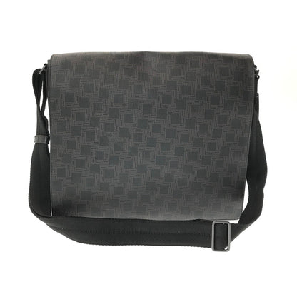 【中古品】【レディース】 DUNHILL ダンヒル D-EIGHT MESSENGER BAG BROWN BLACK メッセンジャー バッグ カバン 188-260923-rt-17-tagh カラー：ダークブラウン 万代Net店