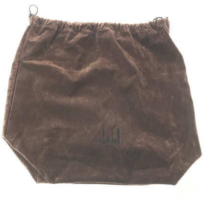 【中古品】【レディース】 DUNHILL ダンヒル D-EIGHT MESSENGER BAG BROWN BLACK メッセンジャー バッグ カバン 188-260923-rt-17-tagh カラー：ダークブラウン 万代Net店