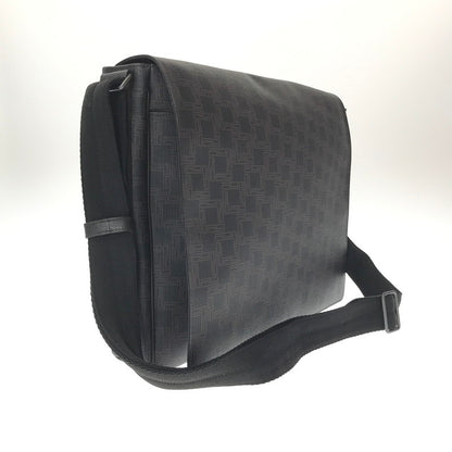 【中古品】【レディース】 DUNHILL ダンヒル D-EIGHT MESSENGER BAG BROWN BLACK メッセンジャー バッグ カバン 188-260923-rt-17-tagh カラー：ダークブラウン 万代Net店