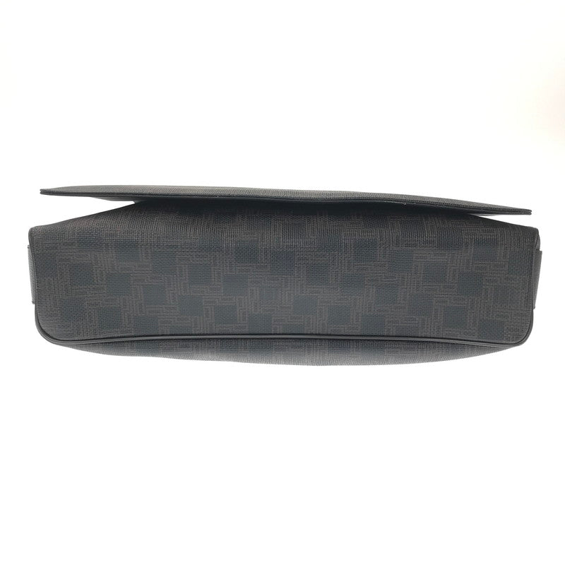 【中古品】【レディース】 DUNHILL ダンヒル D-EIGHT MESSENGER BAG BROWN BLACK メッセンジャー バッグ カバン 188-260923-rt-17-tagh カラー：ダークブラウン 万代Net店