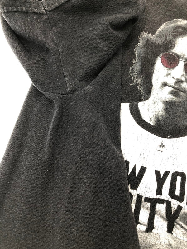 【現状渡し品】【メンズ】 WINTERLAND ウィンターランド JOHN LENNON NEW YORK CITY S/S TEE ジョンレノン Tシャツ 半袖Tシャツ 146-260909-na-03-tagh サイズ：L カラー：ブラック 万代Net店
