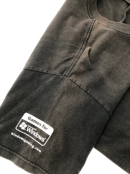 【現状渡し品】【メンズ】 DELTA デルタ 00'S GAMES FOR WINDOWS PRINT S/S TEE 00年代 プリント Tシャツ 半袖Tシャツ 146-260909-na-07-tagh サイズ：L カラー：ブラック 万代Net店