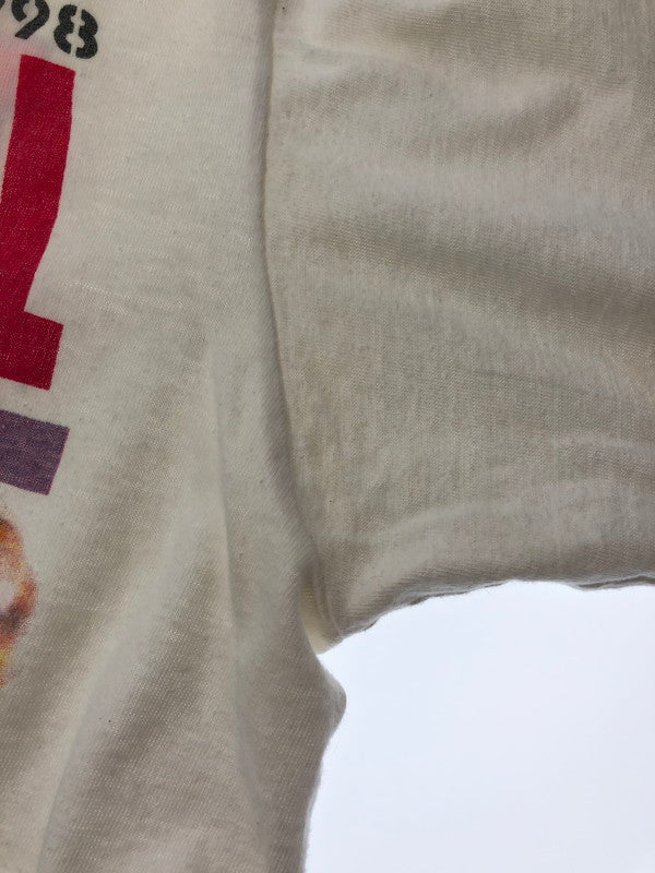 【現状渡し品】【メンズ】 USED 90'S THE HFSTIVAL PRINT S/S TEE 90年代 プリント Tシャツ 半袖Tシャツ 146-260909-na-05-tagh サイズ：サイズ不明 下記参照 カラー：ホワイト 万代Net店