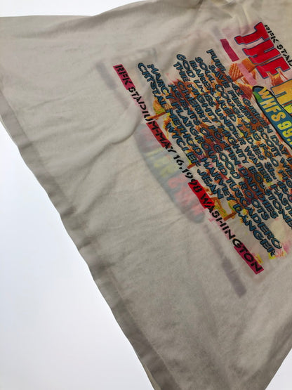 【現状渡し品】【メンズ】 USED 90'S THE HFSTIVAL PRINT S/S TEE 90年代 プリント Tシャツ 半袖Tシャツ 146-260909-na-05-tagh サイズ：サイズ不明 下記参照 カラー：ホワイト 万代Net店