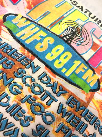 【現状渡し品】【メンズ】 USED 90'S THE HFSTIVAL PRINT S/S TEE 90年代 プリント Tシャツ 半袖Tシャツ 146-260909-na-05-tagh サイズ：サイズ不明 下記参照 カラー：ホワイト 万代Net店