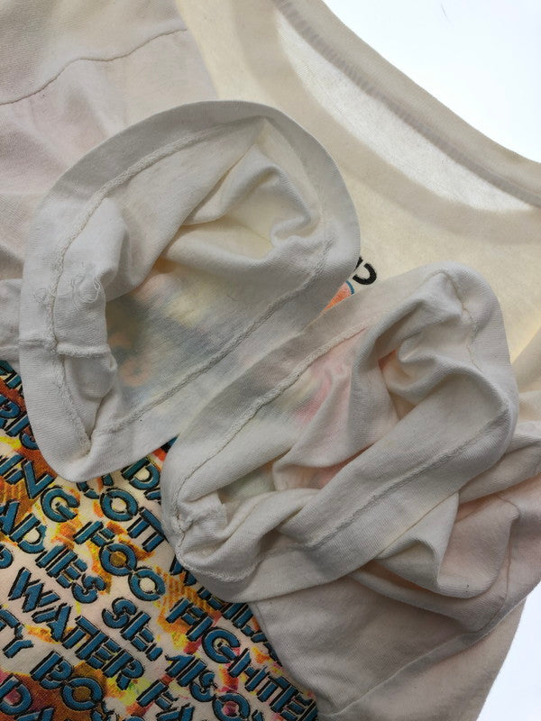 【現状渡し品】【メンズ】 USED 90'S THE HFSTIVAL PRINT S/S TEE 90年代 プリント Tシャツ 半袖Tシャツ 146-260909-na-05-tagh サイズ：サイズ不明 下記参照 カラー：ホワイト 万代Net店