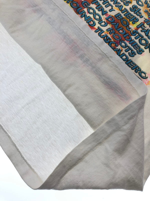 【現状渡し品】【メンズ】 USED 90'S THE HFSTIVAL PRINT S/S TEE 90年代 プリント Tシャツ 半袖Tシャツ 146-260909-na-05-tagh サイズ：サイズ不明 下記参照 カラー：ホワイト 万代Net店