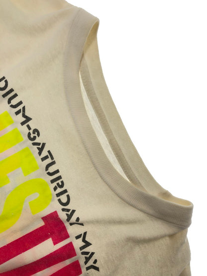 【現状渡し品】【メンズ】 USED 90'S THE HFSTIVAL PRINT S/S TEE 90年代 プリント Tシャツ 半袖Tシャツ 146-260909-na-05-tagh サイズ：サイズ不明 下記参照 カラー：ホワイト 万代Net店