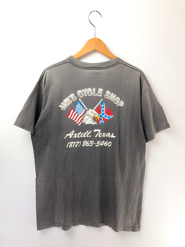 【現状渡し品】【メンズ】 TRINITY PRODUCTS トリニティ プロダクツ 90'S BIKE WEEK PRINT S/S TEE 90年代 バイクウィーク プリント Tシャツ 半袖Tシャツ 146-260909-na-06-tagh サイズ：L カラー：ブラック 万代Net店