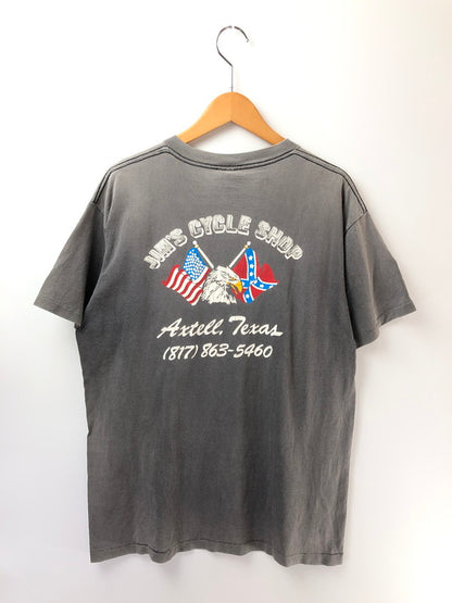 【現状渡し品】【メンズ】 TRINITY PRODUCTS トリニティ プロダクツ 90'S BIKE WEEK PRINT S/S TEE 90年代 バイクウィーク プリント Tシャツ 半袖Tシャツ 146-260909-na-06-tagh サイズ：L カラー：ブラック 万代Net店