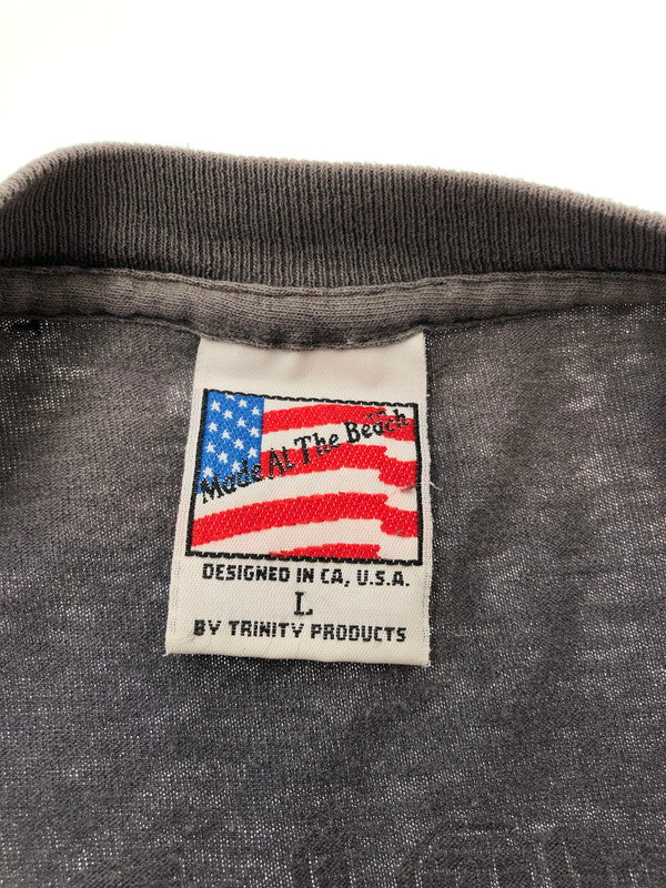 【現状渡し品】【メンズ】 TRINITY PRODUCTS トリニティ プロダクツ 90'S BIKE WEEK PRINT S/S TEE 90年代 バイクウィーク プリント Tシャツ 半袖Tシャツ 146-260909-na-06-tagh サイズ：L カラー：ブラック 万代Net店
