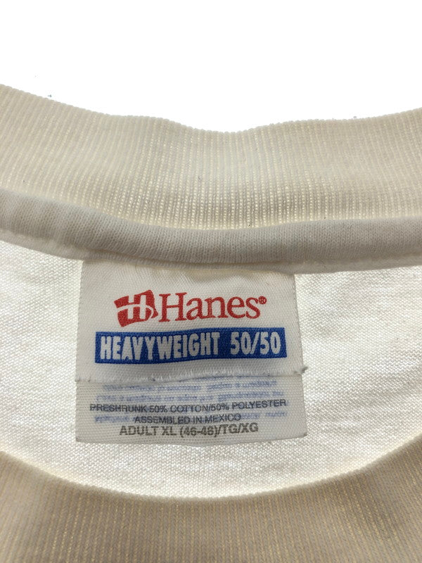 【現状渡し品】【メンズ】 HANES ヘインズ 00'S MAD MAGAZINE GEORGE BUSH PARODY TEE 00年代 ジョージ ブッシュ パロディ Tシャツ 半袖Tシャツ 146-260909-na-02-tagh サイズ：XL カラー：ホワイト 万代Net店