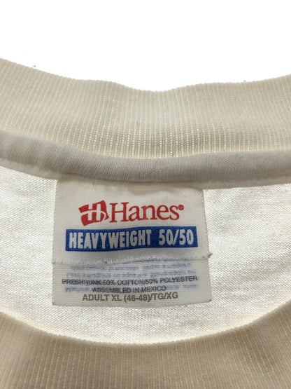 【現状渡し品】【メンズ】 HANES ヘインズ 00'S MAD MAGAZINE GEORGE BUSH PARODY TEE 00年代 ジョージ ブッシュ パロディ Tシャツ 半袖Tシャツ 146-260909-na-02-tagh サイズ：XL カラー：ホワイト 万代Net店