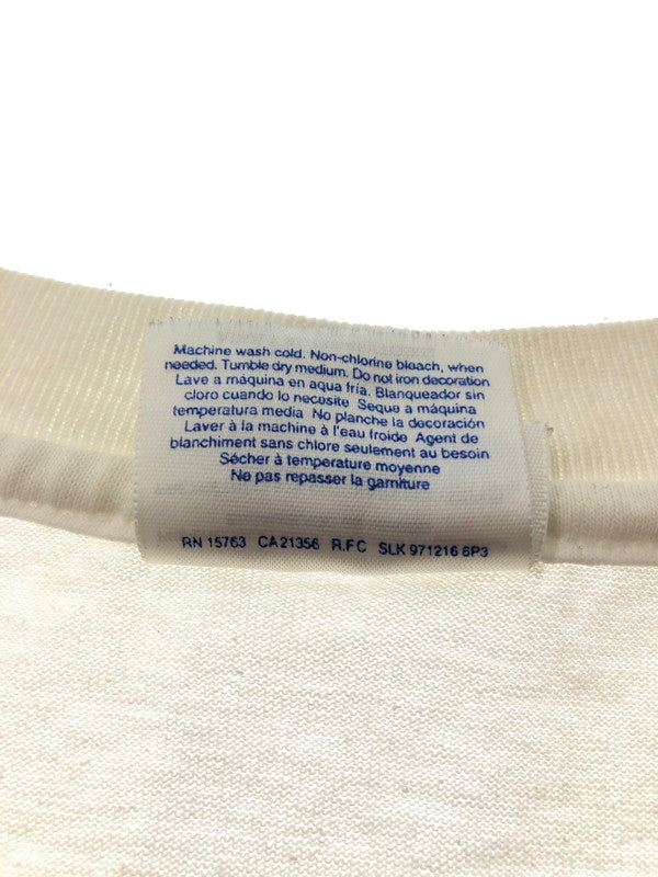 【現状渡し品】【メンズ】 HANES ヘインズ 00'S MAD MAGAZINE GEORGE BUSH PARODY TEE 00年代 ジョージ ブッシュ パロディ Tシャツ 半袖Tシャツ 146-260909-na-02-tagh サイズ：XL カラー：ホワイト 万代Net店