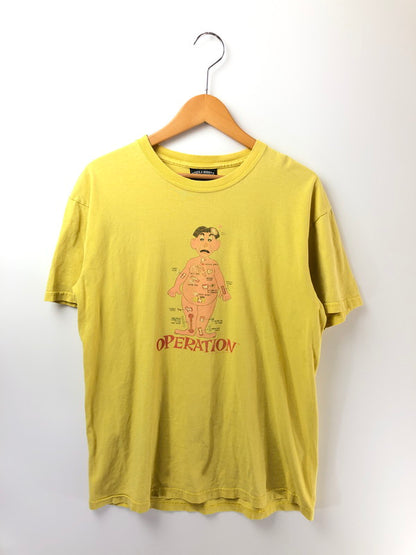 【現状渡し品】【メンズ】 STEVE&BARRY'S スティーブ アンド バリーズ OPERATION S/S TEE オペレーション Tシャツ 半袖Tシャツ 146-260909-na-04-tagh サイズ：M カラー：イエロー 万代Net店