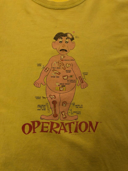 【現状渡し品】【メンズ】 STEVE&BARRY'S スティーブ アンド バリーズ OPERATION S/S TEE オペレーション Tシャツ 半袖Tシャツ 146-260909-na-04-tagh サイズ：M カラー：イエロー 万代Net店