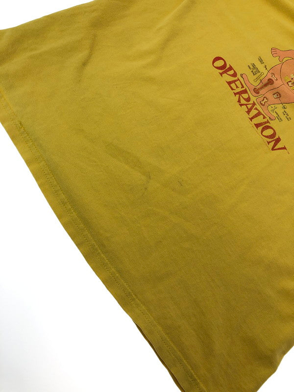 【現状渡し品】【メンズ】 STEVE&BARRY'S スティーブ アンド バリーズ OPERATION S/S TEE オペレーション Tシャツ 半袖Tシャツ 146-260909-na-04-tagh サイズ：M カラー：イエロー 万代Net店