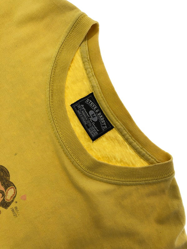 【現状渡し品】【メンズ】 STEVE&BARRY'S スティーブ アンド バリーズ OPERATION S/S TEE オペレーション Tシャツ 半袖Tシャツ 146-260909-na-04-tagh サイズ：M カラー：イエロー 万代Net店