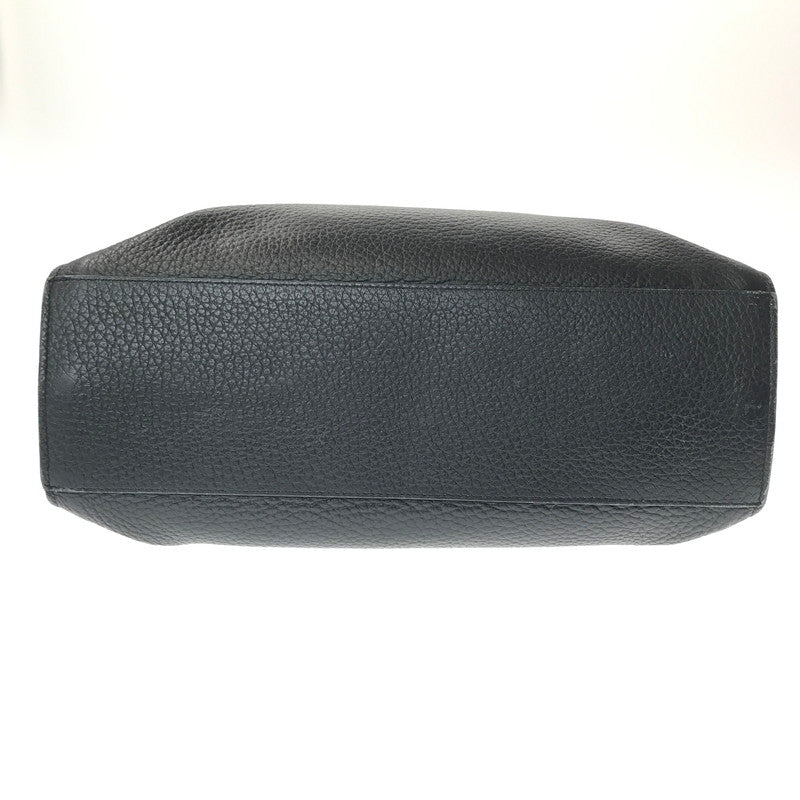 【中古品】【レディース】 FURLA フルラ GIOVE LEATHER TOTE BAG BLACK M07 レザートート バッグ カバン 180-260923-rt-18-tagh カラー：ブラック 万代Net店