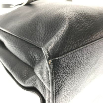 【中古品】【レディース】 FURLA フルラ GIOVE LEATHER TOTE BAG BLACK M07 レザートート バッグ カバン 180-260923-rt-18-tagh カラー：ブラック 万代Net店