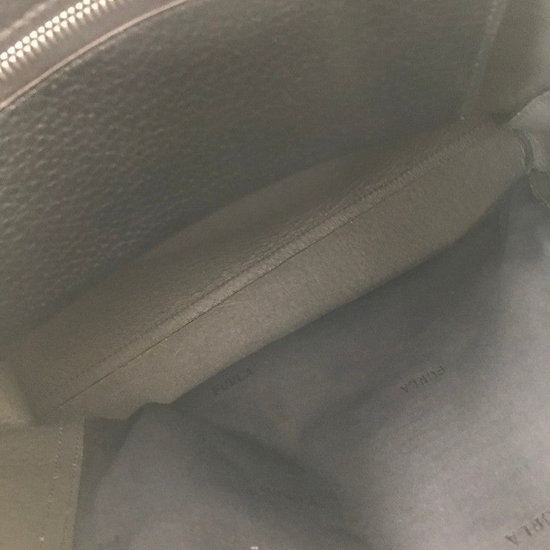 【中古品】【レディース】 FURLA フルラ GIOVE LEATHER TOTE BAG BLACK M07 レザートート バッグ カバン 180-260923-rt-18-tagh カラー：ブラック 万代Net店