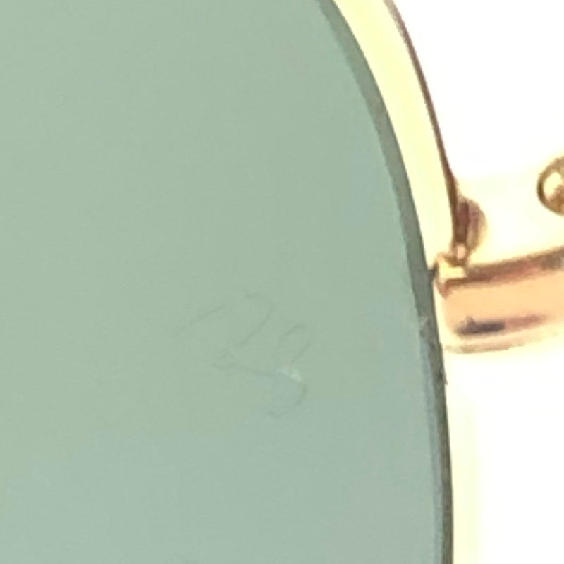 【中古品】【メンズ】 RAY-BAN レイバン AVIATOR METAL II GOLD GREEN RB3689 アヴィエーター メタル 2 サングラス アイウェア アクセサリー 203-260912-rt-19-tagh サイズ：58ロ14 140 カラー：ゴールド/グリーン 万代Net店