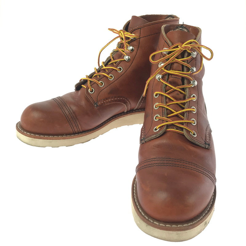【中古品】【メンズ】 RED WING レッドウィング IRON RANGER TRACTION TRED ORO LEGACY 8089 24年製 アイアン レンジャー ブーツ 靴 164-260913-rt-38-tagh サイズ：24.5ｃｍ UD6.5D カラー：ブラウン 万代Net店