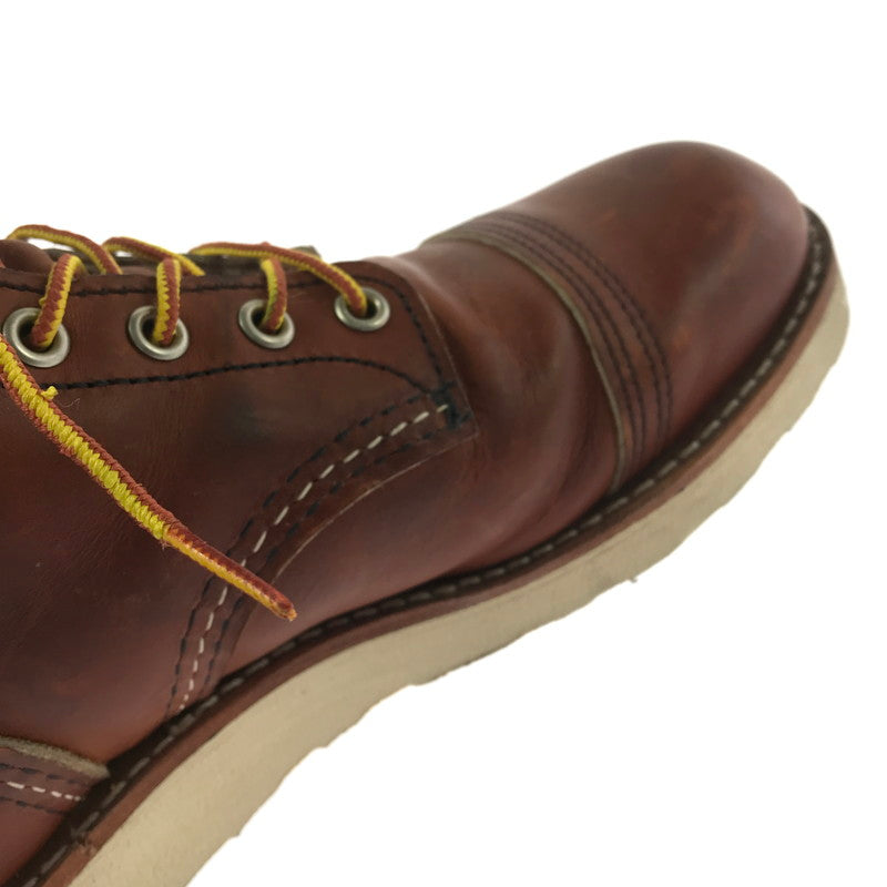 【中古品】【メンズ】 RED WING レッドウィング IRON RANGER TRACTION TRED ORO LEGACY 8089 24年製 アイアン レンジャー ブーツ 靴 164-260913-rt-38-tagh サイズ：24.5ｃｍ UD6.5D カラー：ブラウン 万代Net店