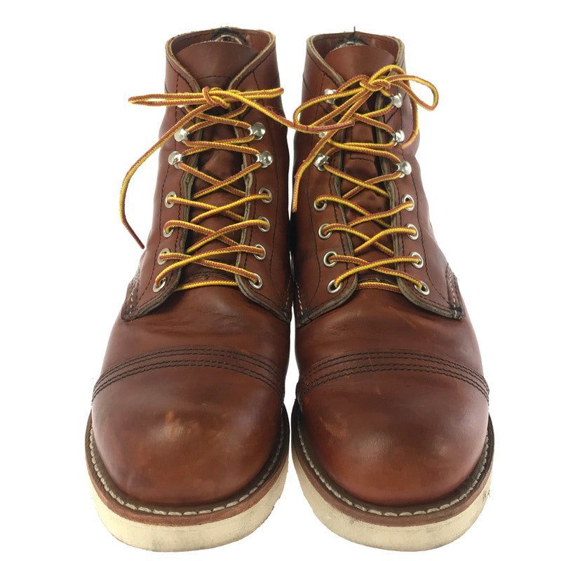 【中古品】【メンズ】 RED WING レッドウィング IRON RANGER TRACTION TRED ORO LEGACY 8089 24年製 アイアン レンジャー ブーツ 靴 164-260913-rt-38-tagh サイズ：24.5ｃｍ UD6.5D カラー：ブラウン 万代Net店