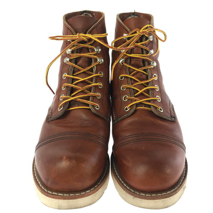 【中古品】【メンズ】 RED WING レッドウィング IRON RANGER TRACTION TRED ORO LEGACY 8089 24年製 アイアン レンジャー ブーツ 靴 164-260913-rt-38-tagh サイズ：24.5ｃｍ UD6.5D カラー：ブラウン 万代Net店