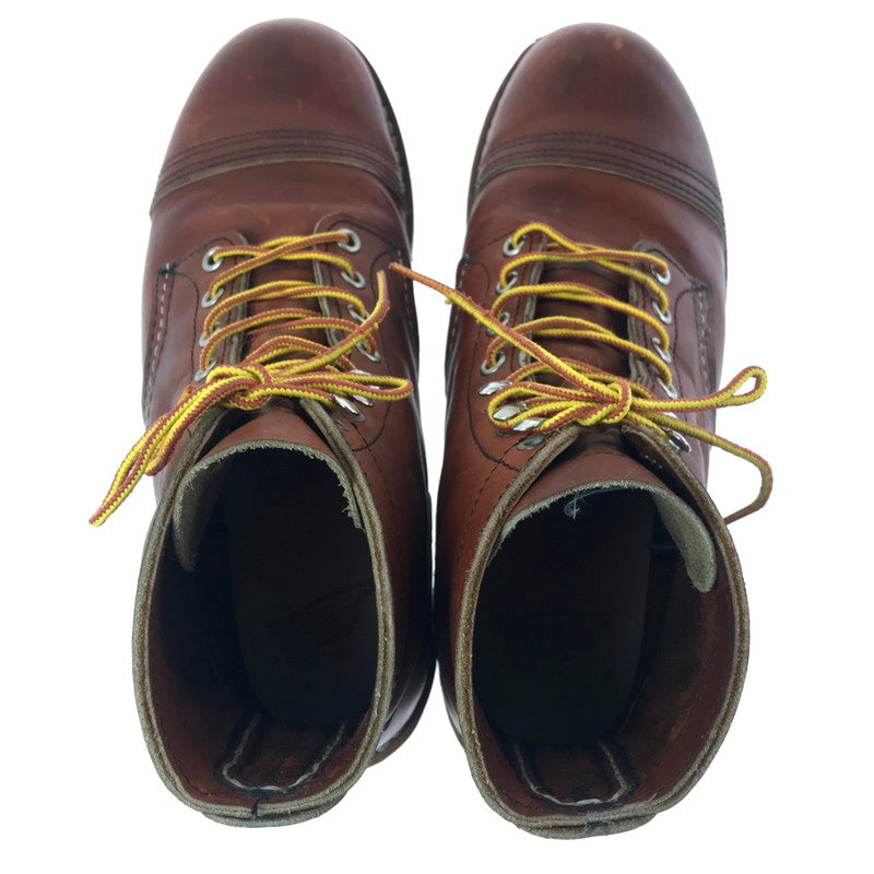 【中古品】【メンズ】 RED WING レッドウィング IRON RANGER TRACTION TRED ORO LEGACY 8089 24年製 アイアン レンジャー ブーツ 靴 164-260913-rt-38-tagh サイズ：24.5ｃｍ UD6.5D カラー：ブラウン 万代Net店