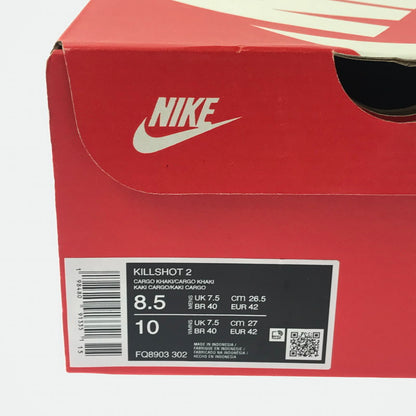 【中古品】【メンズ】 NIKE ナイキ KILLSHOT 2 CARGO KHAKI FQ8903-302 キル ショット2 スニーカー 靴 160-260913-rt-21-tagh サイズ：26.5cm US8.5 カラー：カーキ 万代Net店