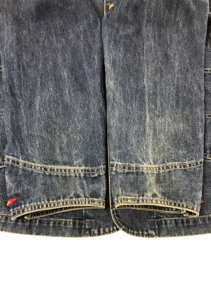 【中古品】【メンズ】 SUGAR CANE シュガーケーン CANE'S DENIM COVERALLS デニム カバーオール ライトアウター 145-260912-na-12-tagh サイズ：40 カラー：インディゴ 万代Net店