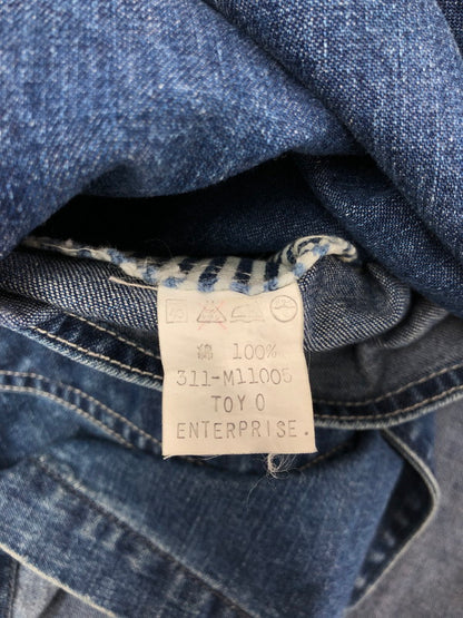 【中古品】【メンズ】 SUGAR CANE シュガーケーン CANE'S DENIM COVERALLS デニム カバーオール ライトアウター 145-260912-na-12-tagh サイズ：40 カラー：インディゴ 万代Net店
