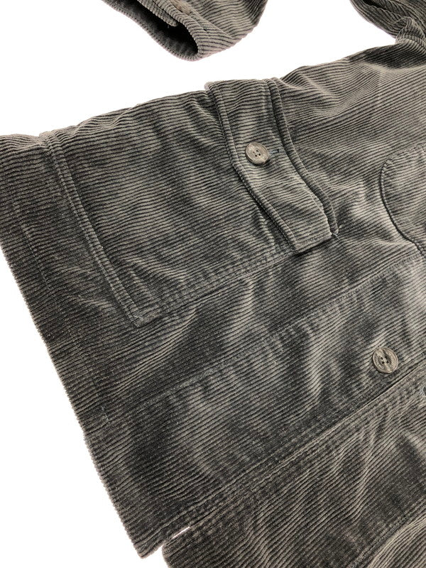 【中古品】【メンズ】 OMNIGOD オムニゴッド 58-181H 9Wコール スタンドカラー レイルウェイ ジャケット アウター 147-260912-na-14-tagh サイズ：3 カラー：グレー系 万代Net店