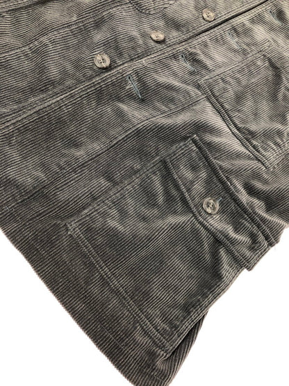 【中古品】【メンズ】 OMNIGOD オムニゴッド 58-181H 9Wコール スタンドカラー レイルウェイ ジャケット アウター 147-260912-na-14-tagh サイズ：3 カラー：グレー系 万代Net店