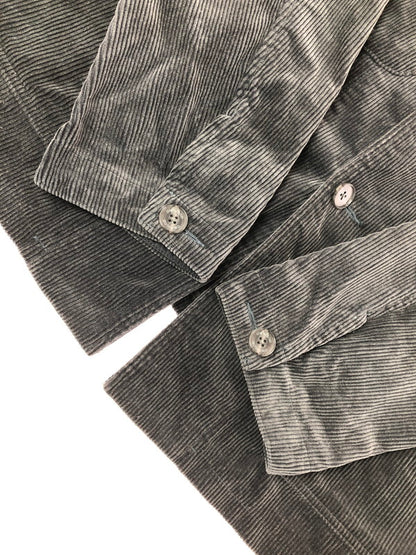 【中古品】【メンズ】 OMNIGOD オムニゴッド 58-181H 9Wコール スタンドカラー レイルウェイ ジャケット アウター 147-260912-na-14-tagh サイズ：3 カラー：グレー系 万代Net店