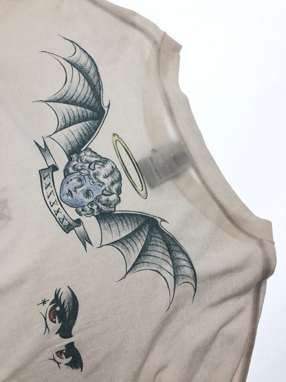 【中古品】【メンズ】 SAINT MICHAEL セントマイケル ×DR.WOO ドクターウー 25AW LS TEE TATTOO SM-HR1-0000-C29 Tシャツ 半袖Tシャツ 142-260909-na-09-tagh サイズ：XXL カラー：ホワイト 万代Net店