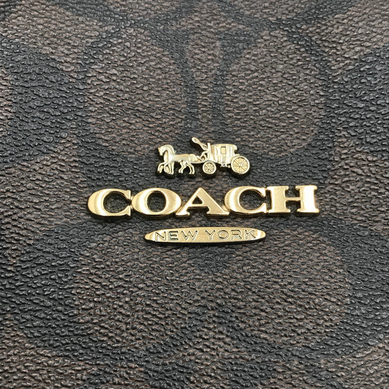 【中古品】【レディース】 COACH コーチ SIGNATURE TOTEBAG 2178-79609 シグネチャー トートバッグ カバン 180-260927-na-09-tagh カラー：ブラウン/レッド 万代Net店