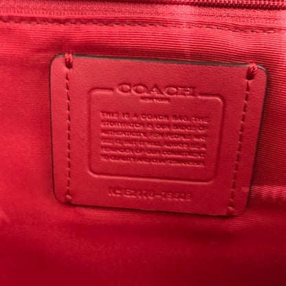 【中古品】【レディース】 COACH コーチ SIGNATURE TOTEBAG 2178-79609 シグネチャー トートバッグ カバン 180-260927-na-09-tagh カラー：ブラウン/レッド 万代Net店