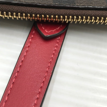 【中古品】【レディース】 COACH コーチ SIGNATURE TOTEBAG 2178-79609 シグネチャー トートバッグ カバン 180-260927-na-09-tagh カラー：ブラウン/レッド 万代Net店