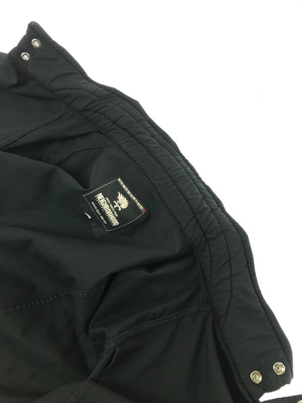 【中古品】【メンズ】 NEIGHBORHOOD ネイバーフッド THUNDER BOLT COTTON RIDERS JACKET SNH-JK04 04MODEL サンダーボルト コットン ライダースジャケット アウター 142-260912-na-31-tagh サイズ：L カラー：ブラック 万代Net店