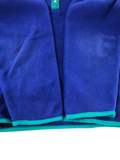 【現状渡し品】【メンズ】 L.L.BEAN エルエルビーン 80'S SNAP-T FLEECE PULLOVER 80年代 スナップT フリースプルオーバー アウター 146-260912-na-15-tagh サイズ：サイズ不明 下記参照 カラー：ブルー 万代Net店